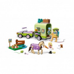 LEGO Friends 42695 Przyczepa do przewozu źrebaków