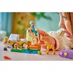 LEGO Friends 42695 Przyczepa do przewozu źrebaków