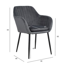 Chair EVELIN grey