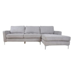 Corner sofa ROLLO RC light grey