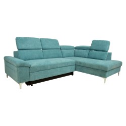 Corner sofa bed ROSELANI RC blue