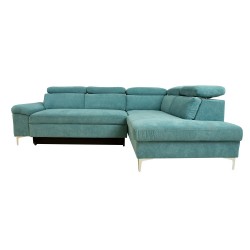 Corner sofa bed ROSELANI RC blue