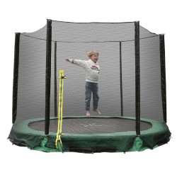 In-ground trampoline with enclosure 305cm