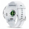 Garmin Venu 3 3.56 cm (1.4") AMOLED 45 mm Digital 454 x 454 pixels Touchscreen Silver, White Wi-Fi GPS (satellite)