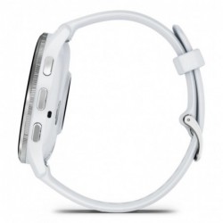 Garmin Venu 3 3.56 cm (1.4") AMOLED 45 mm Digital 454 x 454 pixels Touchscreen Silver, White Wi-Fi GPS (satellite)