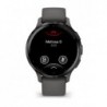 Garmin Venu 3S 3.05 cm (1.2") AMOLED 41 mm Digital 390 x 390 pixels Touchscreen Grey Wi-Fi GPS (satellite)