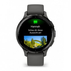 Garmin Venu 3S 3.05 cm (1.2") AMOLED 41 mm Digital 390 x 390 pixels Touchscreen Grey Wi-Fi GPS (satellite)