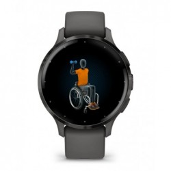 Garmin Venu 3S 3.05 cm (1.2") AMOLED 41 mm Digital 390 x 390 pixels Touchscreen Grey Wi-Fi GPS (satellite)