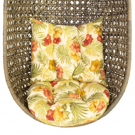 Cushion for hanging chair CORA green