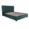 Bed GRACE 160x200cm, green