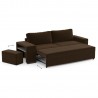 Sofa bed ELTON brown