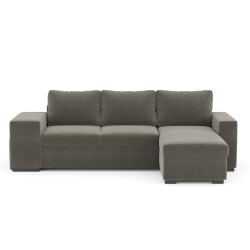 Corner sofa bed ELTON light grey