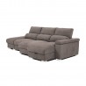 Corner sofa bed SIDNEY brown