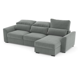 Угловой диван-кровать ТIТТО светло-серый