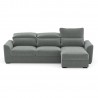 Corner sofa bed TITO light grey