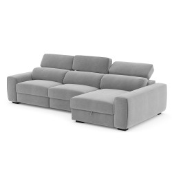 Corner sofa DUKE dark grey