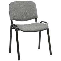 Guest chair ISO grey black