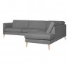 Corner sofa LINNEA RC dark grey