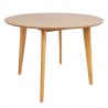 Обеденный комплект ROXBY круглый стол, 4 стула, дуб