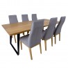 Dining set LISBON table and 6 chairs