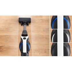 Bosch BCS931WBA stick vacuum/electric broom Battery Dry HEPA Bagless 0.4 L White 3 Ah