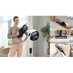 Bosch BCS931WBA stick vacuum/electric broom Battery Dry HEPA Bagless 0.4 L White 3 Ah