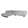 Corner sofa HASSO LC, grey