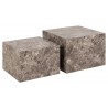 Diivanilaud DICE 58x58xH40cm, helepruun
