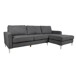 Corner sofa ROLLO RC grey