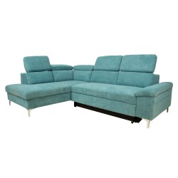Corner sofa bed ROSELANI LC blue