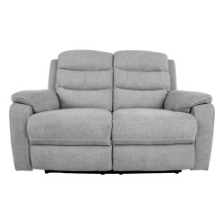 Recliner sofa MIMI 2-seater, light grey
