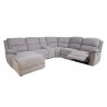 Угловой диван PARADISE, правый угол, 280 239x16см, серый