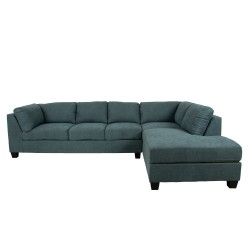 Угловой диван HELMY, правый угол, 313x100   213xH86см, серо-зеленый
