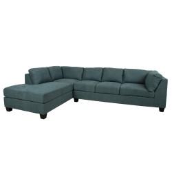 Угловой диван HELMY, левый угол, 313x213   100xH86см, серовато-зеленый