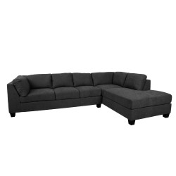 Corner sofa HELMY RC dark grey