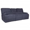 Sofa MARCUS 3-seater recliner, greyish blue