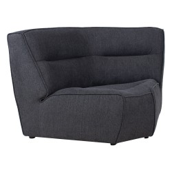 Modular sofa FREDDY corner, dark grey