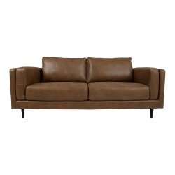 Sofa LISBON 3-seater, brown