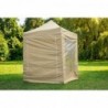 Pop Up Folding tent 2x2 m, with walls, Beige, H series, steel (canopy, pavilion, awning)
