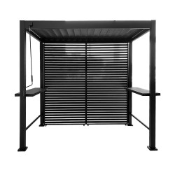Tagasein varikatusele MIRADOR BBQ, tumehall
