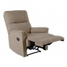 Recliner armchair GUSTAV, dark beige