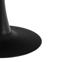 Dining table MALTA D90xH75cm, brown black