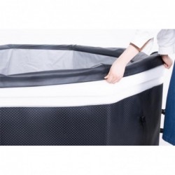 Каркасное джакузи Aegean Eco Foam Black Rattan, 4-6 персон