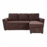 Corner sofa bed INGA brown