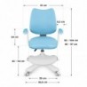 Fotel obrotowy Junior 4.6 Blue