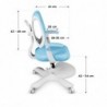 Fotel obrotowy Junior 4.6 Blue