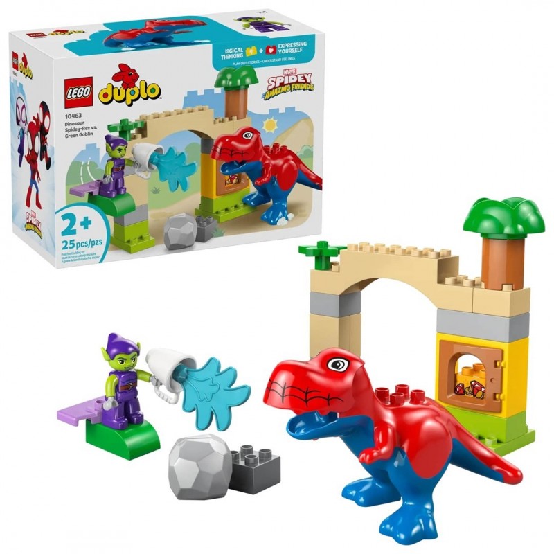 LEGO DUPLO 10463 Dinosaur Spidey-Rex vs Green Goblin