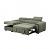 Corner sofa bed ODELIA LC, light green