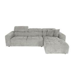 Corner sofa BELISMA RC, grey
