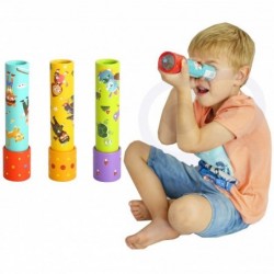 WOOPIE GREEN Kaleidoscope Colorful Spotting Scope for Children Fairy Tale Characters Animals 1 pc.